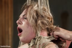Dahlia Sky - Blonde Hottie Takes Severe Torment in Brutal Bondage | Picture (3)