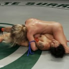 DragonLily in 'Dragon Destroyed on the Mat!Made to CUM During Wrestling! She is in tears trying not to cu'