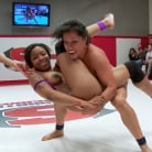 Ella Nova in 'Bad Ass Wrestlers trap Noobes on the mat and finger fuck the fuck out of them'