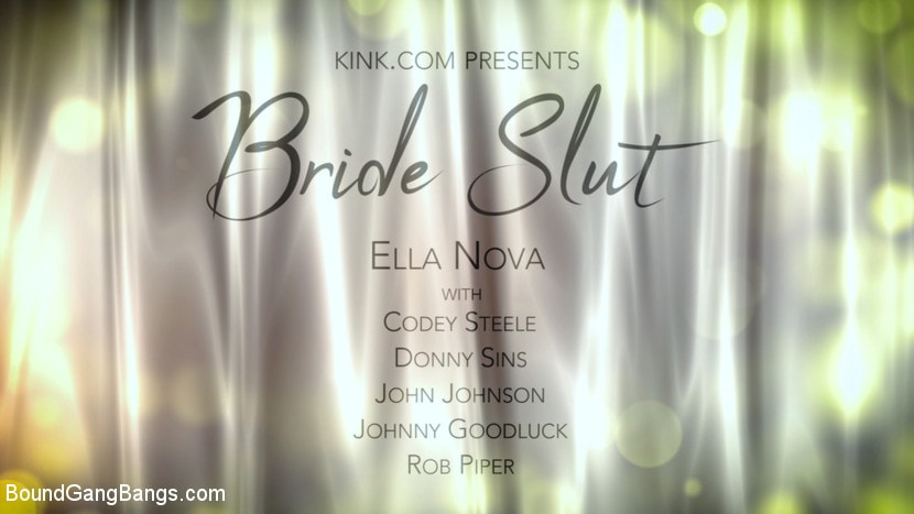 Ella Nova - Bride Slut: Ella Nova Takes 5 Hard Cocks Right Before Her Wedding Day | Picture (1)