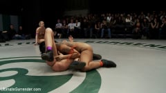 Hollie Stevens - RD2: Girls helpless in wrestling holds, getting double teamed. Finger fucked and beaten on the mat. | Picture (14)