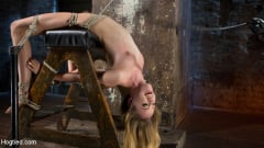 Lyra Louvel - Young Blonde Babe is Devastated in Brutal Bondage and Made to Cum | Picture (2)