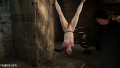 Madison Young - Redhead suspended by ankles with rope, face fucked Flogged until her skin is bright pink. | Picture (13)