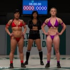 Mahina Zaltana in 'Rookie has her ass kicked, pussy fingered on the mat, humiliating defeat. Fucked like a common whore'
