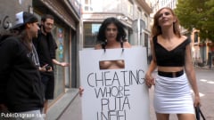 Mona Wales - Cheating Wife's Big Hot Ass Shamed Fully Naked In Public Display | Picture (20)