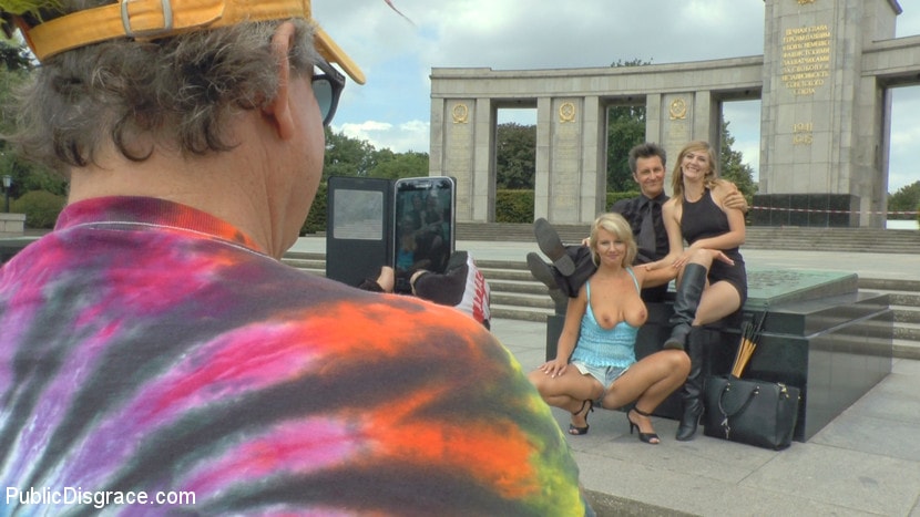 Mona Wales - Horny Blonde Anal Slut Disgraced for Berlin Tourists | Picture (1)