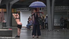 Nora Barcelona - Eager Bitch Spanked And Flogged In The Rain! - Part 1 | Picture (11)