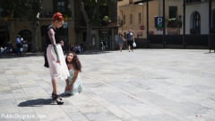 Silvia Rubi - Submissive, Slut Melody Petite Gets Humiliated and Fucked in Public! | Picture (1)
