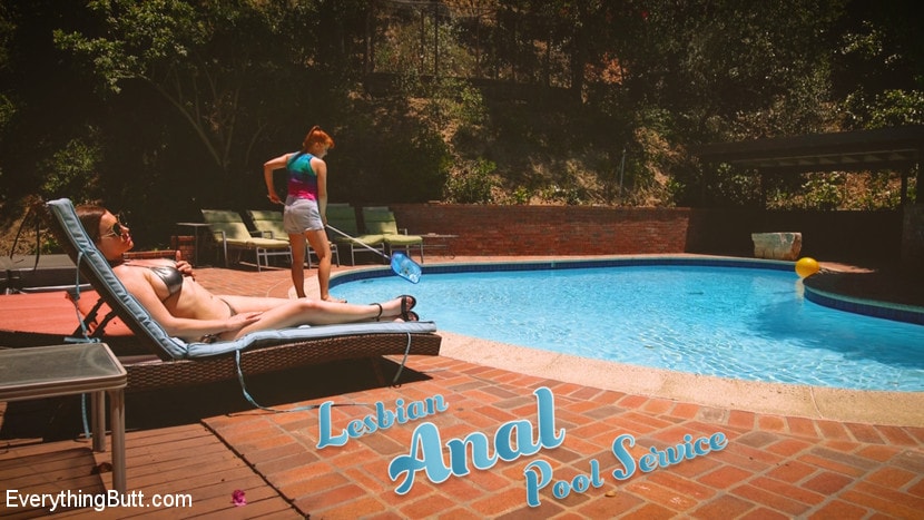 Sovereign Syre - Lesbian Anal Pool Service: Sovereign Syre Trains Penny Pax's Ass | Picture (1)