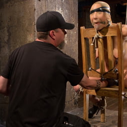 Masochistic Pain Slut in Bondage, Tormented, and Used for Her Holes