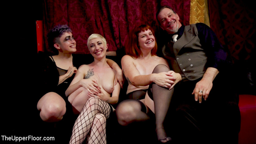Anal Sluts Tied Down for Service at BDSM Swinger Party