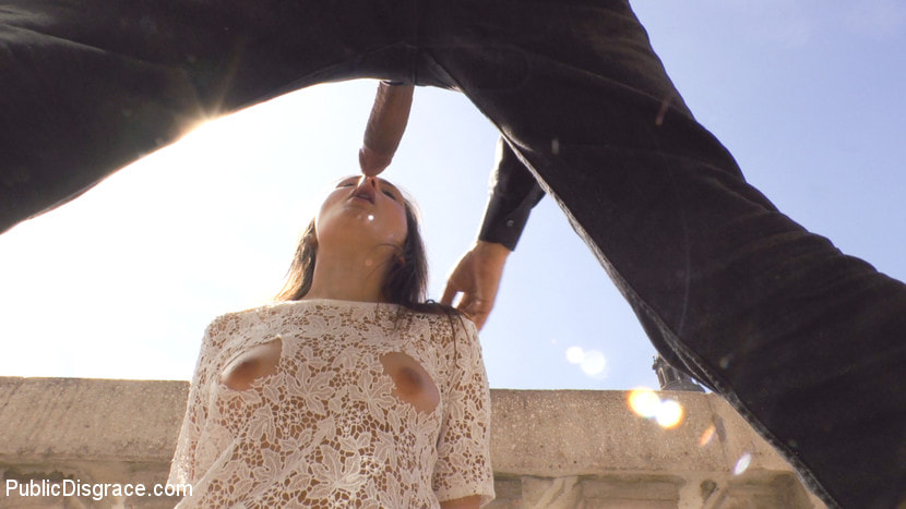 Teen Exposed and Fucked in Public