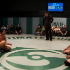 Ariel X in 'Round 2 of January's Live match: The Dragon is humiliated, sexually destroyed, cums on the mat!!'