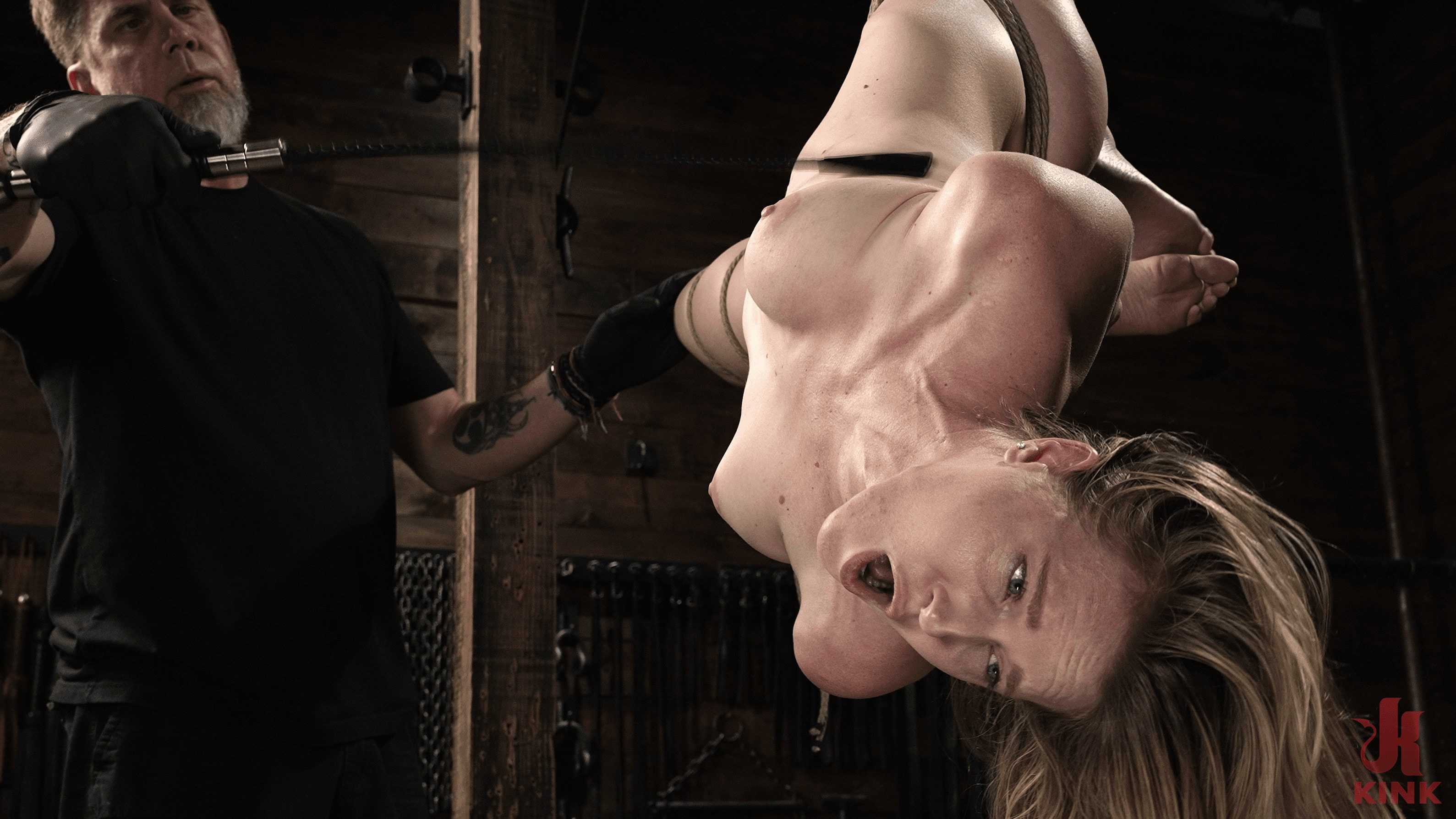 Ashley Lane: Rope Slut is Brutally Tormented and Made to Cum