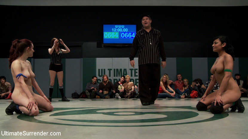 RD 34 of March's Live Tag Team Match: Totally non-scripted collegian style sexual lesbian wresting!