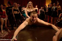 Bobbi Starr - 40 women gangbang slaveboy for Bobbi Starr's birthday LIVE and PUBLIC! | Picture (20)