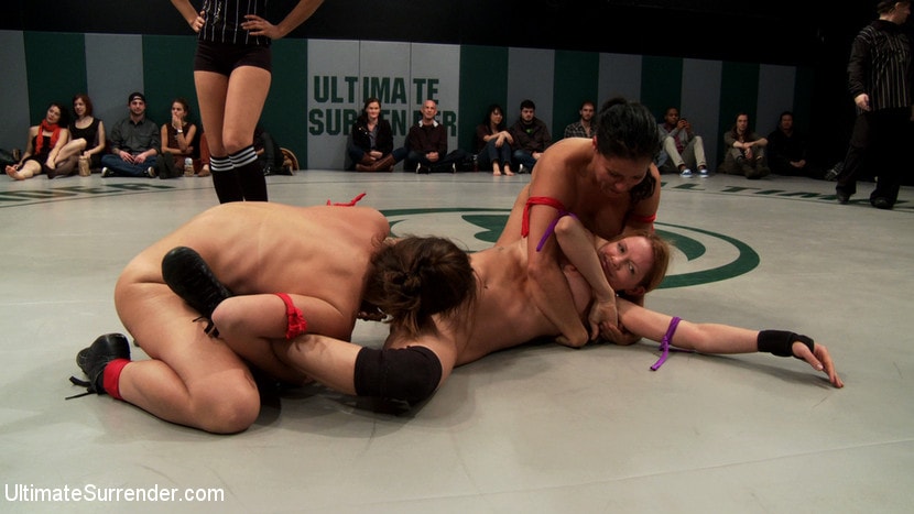 Bryn Blayne - RD 24 of Feb's Live Tag Team Match: Sexual molestation on the mat! Non-scripted! Shot Live! | Picture (6)