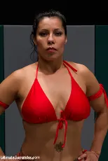 Bryn Blayne - RD 34 of Feb's Live Tag Team Match: Brutal action, devastating scissor locks, scarf chokes. HOT! | Picture (8)