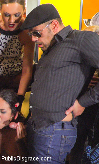 Rope Bondage Slut Loves to be Tied Up in Public