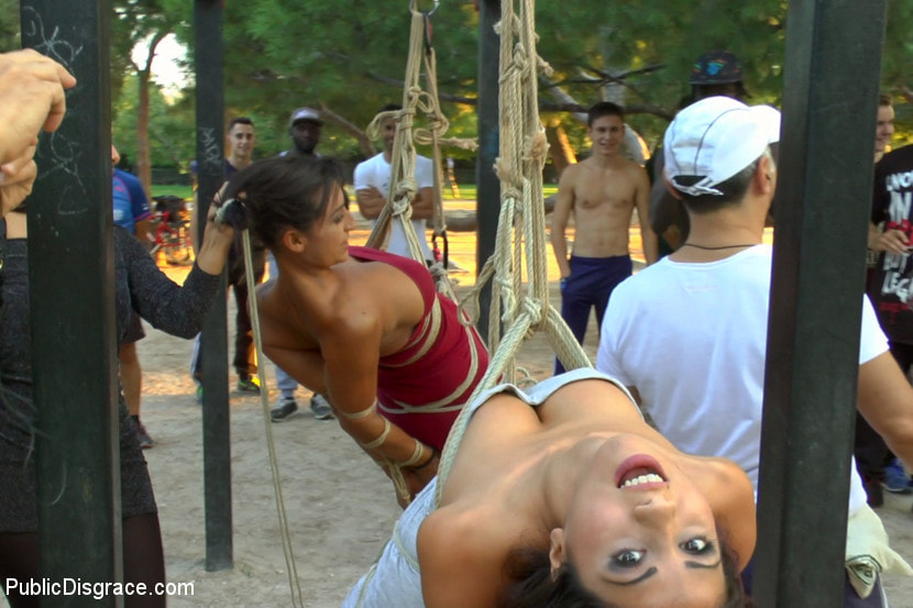 EVERY Slave Pussy Disgraced in Public European Fuckfest!
