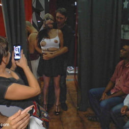 Sexy whore Damaris humiliated in public