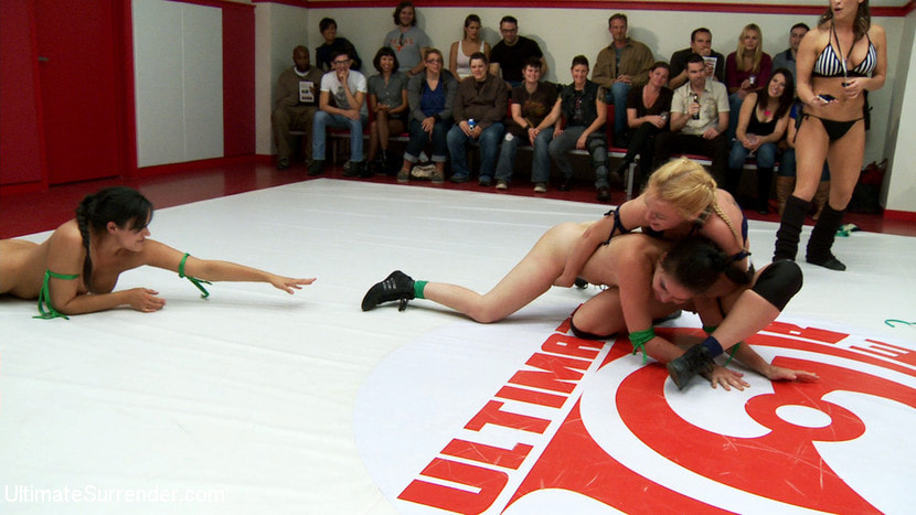 Darling and Bella Rossi takeon Penny Barber and Rookie, Juliette March