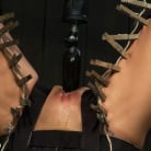 Gia DiMarco in 'Bound in a straightjacket, inverted suspended Fucked by a machine, made to suck cock and zippered.'