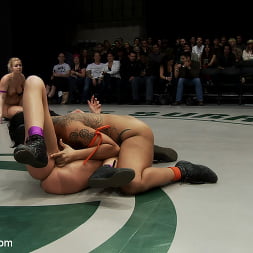 RD2: Girls helpless in wrestling holds, getting double teamed. Finger fucked and beaten on the mat.