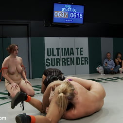 RD2: Girls helpless in wrestling holds, getting double teamed. Finger fucked and beaten on the mat.