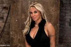 Holly Halston - Smoking hot blond MILF with HUGE tits Suffers brutal crotch rope, pulled to the breaking point. | Picture (2)