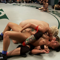 Round 3 of the August Live Tag Team Brutal submissions, Crushing leg scissors.