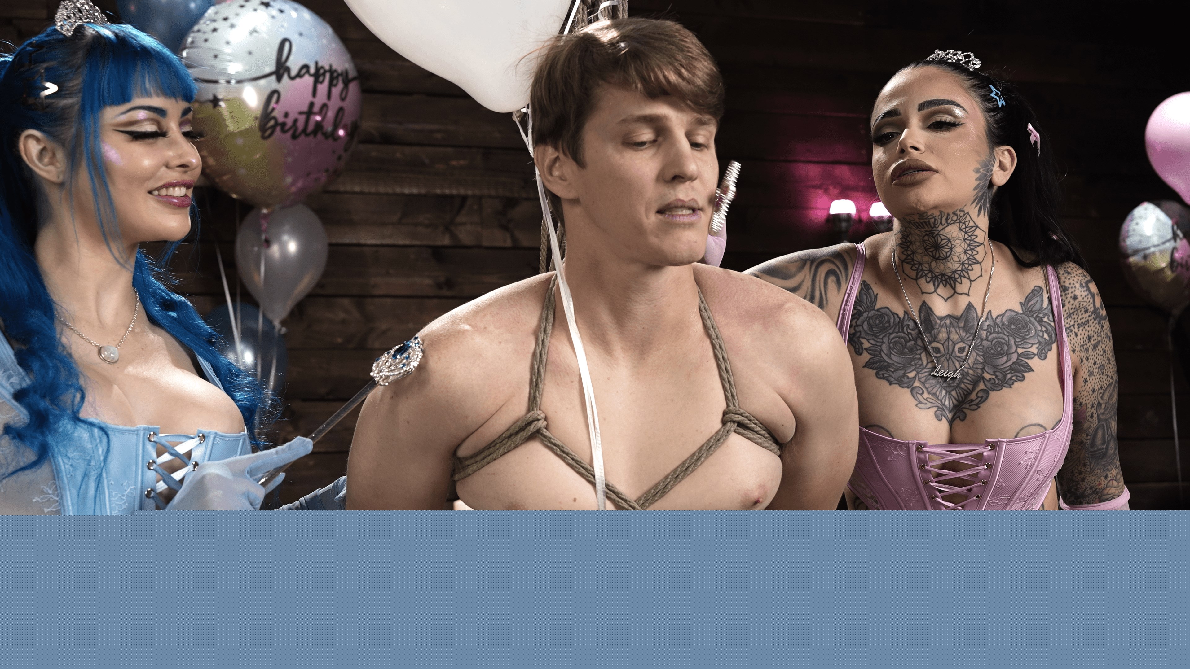 Mistress Baby's Birthday Celebration: Leigh Raven, Jewelz Blu, and Sage Roux