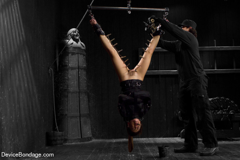 Kristina Rose Captured and fucked in extreme bondage positions