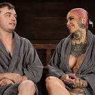 Leigh Raven in 'Earning the Hat Trick'