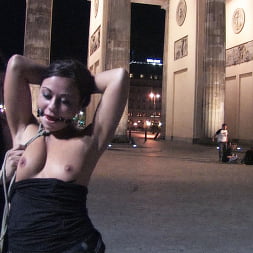 Beautiful Czech girl exposed on the streets at night!!!