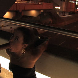 Beautiful Czech girl exposed on the streets at night!!!