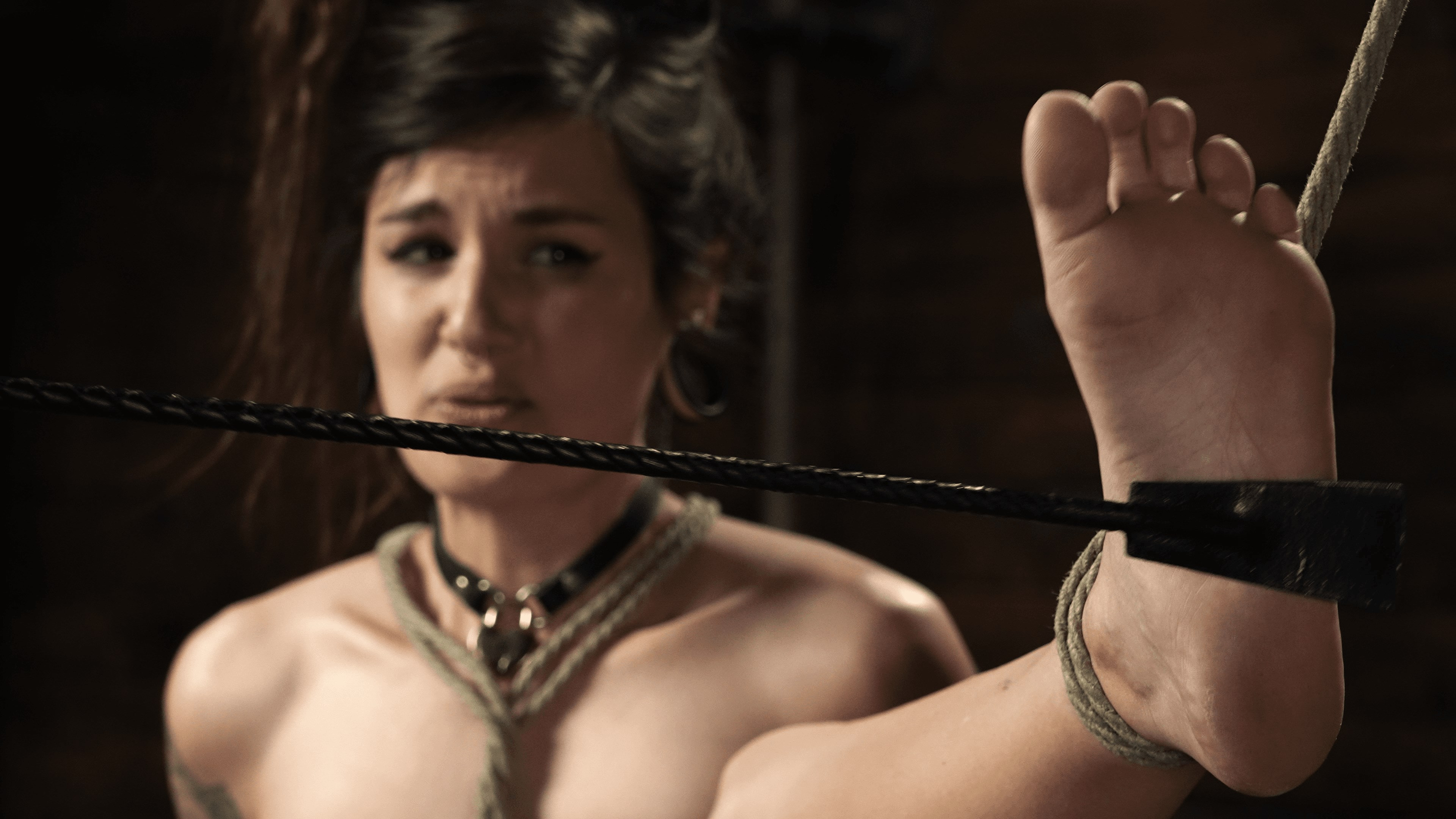 Luna Lovely: Suspension Bondage, Torment, and Sybian Orgasms!