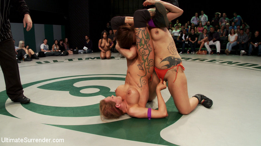 Rd 24 of April's Tag Team Match - Brutal Battle on The Mat