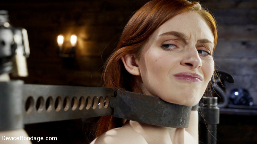 Red Head Slut Gets Destroyed in Diabolical Bondage