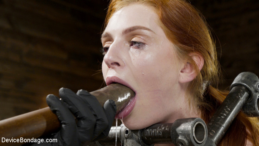 Red Head Slut Gets Destroyed in Diabolical Bondage