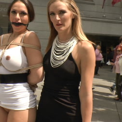 Big Tit Spanish Supermodel Bound and Dragged Through Madrid City Center