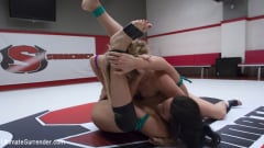 Mona Wales - Close Match. One wrestler almost makes a cum from behind victory | Picture (6)