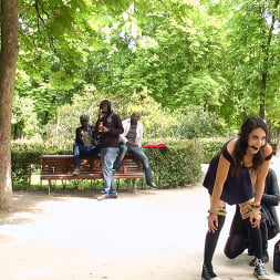 Perky Carolina Dragged Through Crowded Park and Fisted in Dirty Club