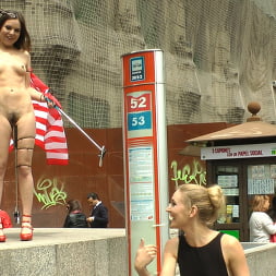 Slutty American Tourist Publicly Disgraces Herself!!!