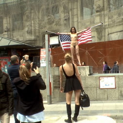 Slutty American Tourist Publicly Disgraces Herself!!!