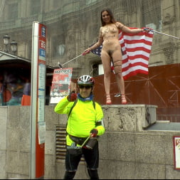 Slutty American Tourist Publicly Disgraces Herself!!!