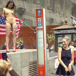 Slutty American Tourist Publicly Disgraces Herself!!!