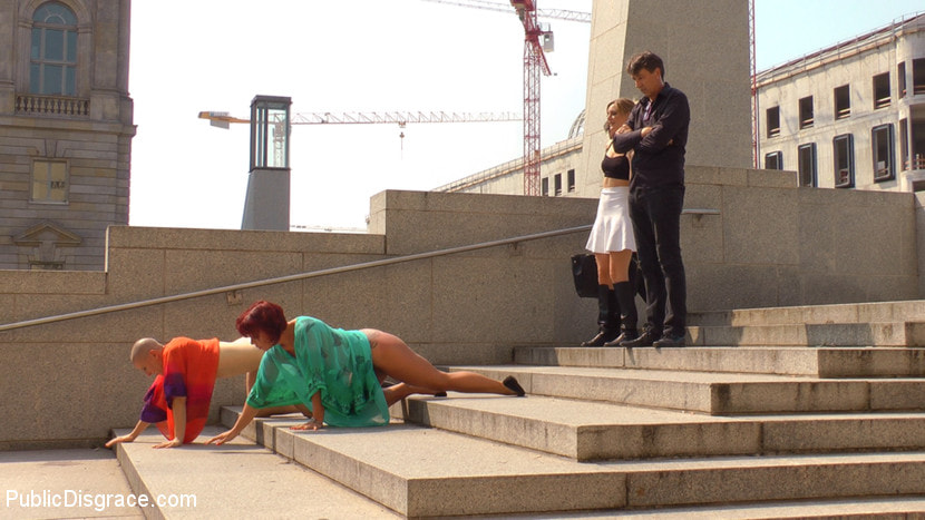 Two Berlin Freaks Get an Intense Public Shaming and Fucking