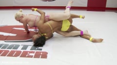 Nikki Darling - Gorgeous Fit Feather Weights Fight in Erotic Wrestling Match | Picture (2)