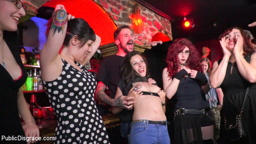 Underground Goth Club turns into a Wild Fuck Party!